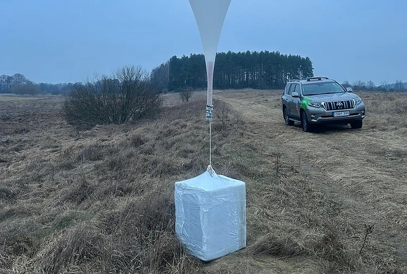 Kontrabandiniai balionai / VSAT nuotr.