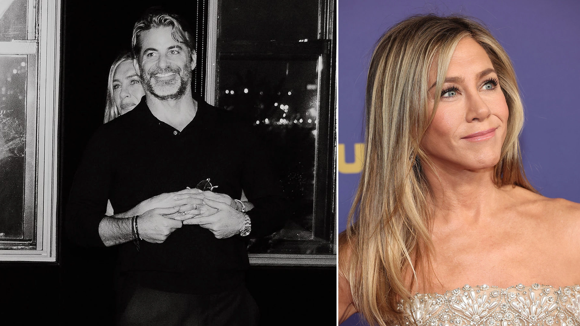 Jennifer Aniston ir Jimas Curtisas / Vida Press nuotrauka