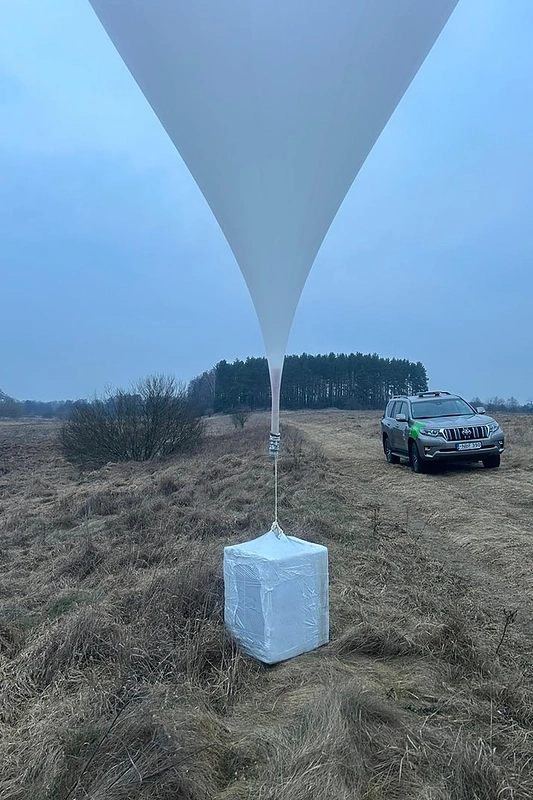 Kontrabandiniai balionai / VSAT nuotr.