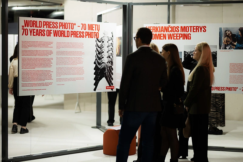 Jubiliejinės „World Press Photo“ parodos atidarymas verslo centre „Hero“ / Gretos Skaraitienės / BNS nuotr.