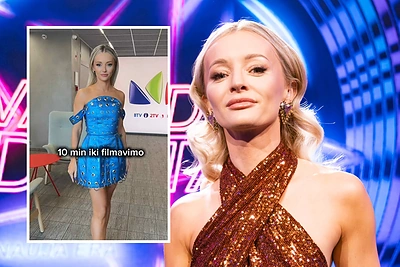 Plintančiame Ugnės Siparės įraše – 10 minučių iki „Žvaigždžių duetų“ filmavimo: „Štai, kas kaltas, jei vėluojam“