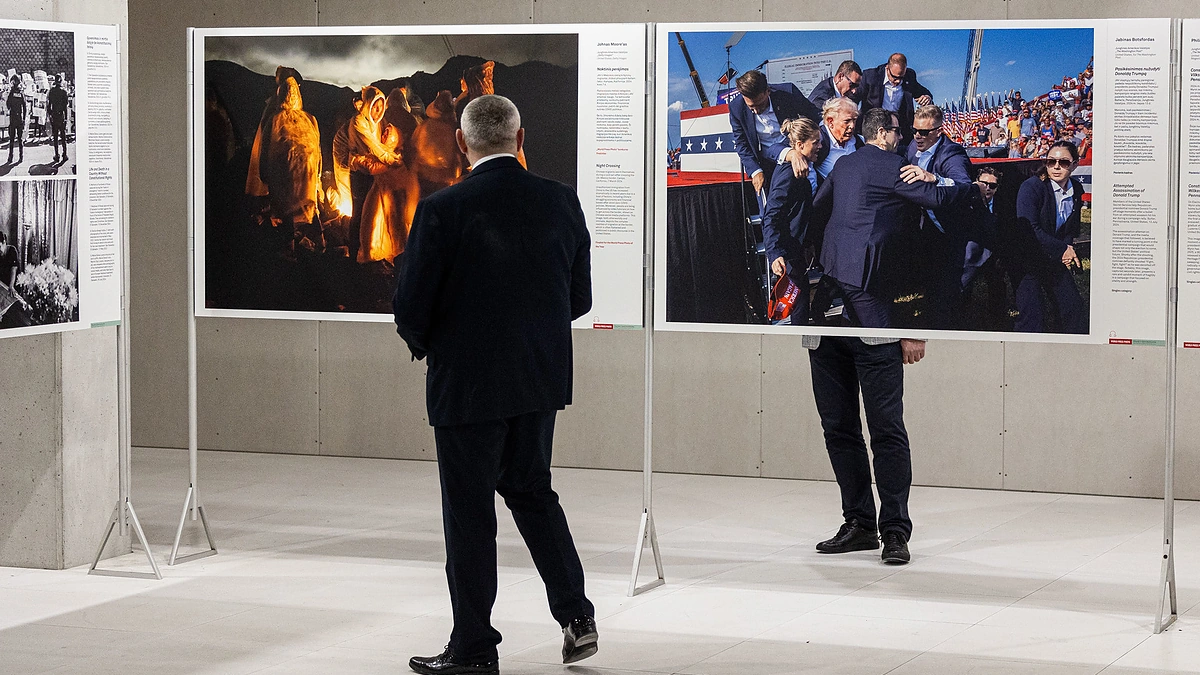 Jubiliejinės „World Press Photo“ parodos atidarymas verslo centre „Hero“ / Pauliaus Peleckio / BNS nuotr.