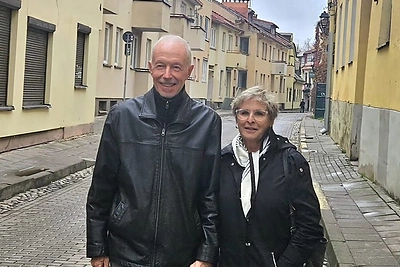 Rūta Vanagaitė ir mylimasis Davidas / Asmeninio archyvo nuotr.