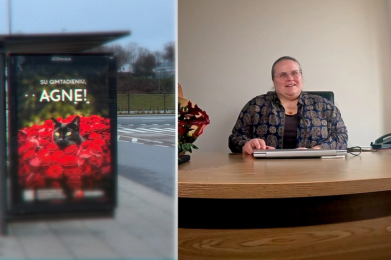 TV reportažo apie Agnę Širinskienę kadras / Stop kadras