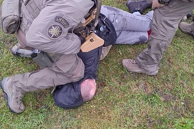 Jungtinės teisėsaugos pajėgos smogė oro balionais gabenamos kontrabandos tinklui / VSAT nuotr.