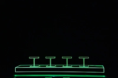 „Kraftwerk“ koncerto akimirka / Simo Martinonio nuotr.