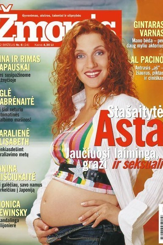 Asta Stašaitytė / „Žmonių“ žurnalo viršelis / „Žmonių“ nuotr.