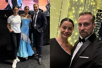 Andriaus Kandelio dukrai Ditei – įspūdingas įvertinimas: Singapūre ją palaikė ir šokėjo mylimoji Donalda