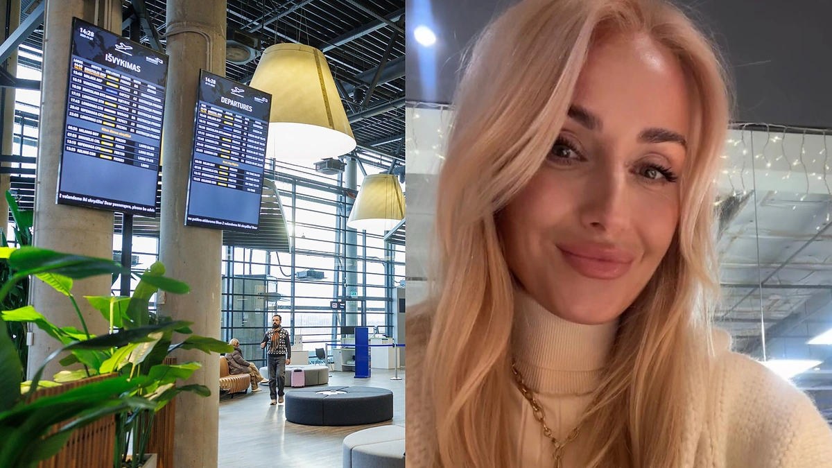 Violeta Repčenkaitė, oro uostas / Eriko Ovčarenko ir asmeninio archyvo nuotr.