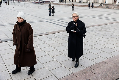 Žinomi žmonės kultūros bendruomenės finaliniame mitinge / Patricija Adamovič, Pauliaus Paleckio nuotr.