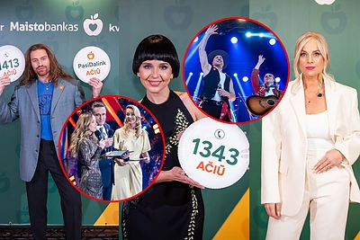 „Maisto banko“ koncerte „PasiDalink“ – būrys scenos žvaigždžių: paaiškėjo, kokia suma buvo paaukota