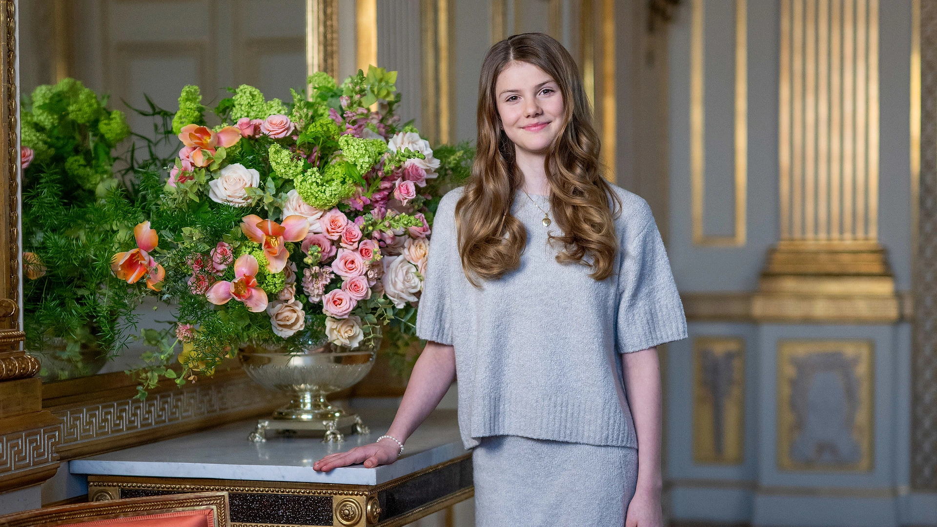 Šią rimtą nuotrauką rūmai išplatino Estelle tryliktojo gimtadienio proga / Vida Press nuotrauka