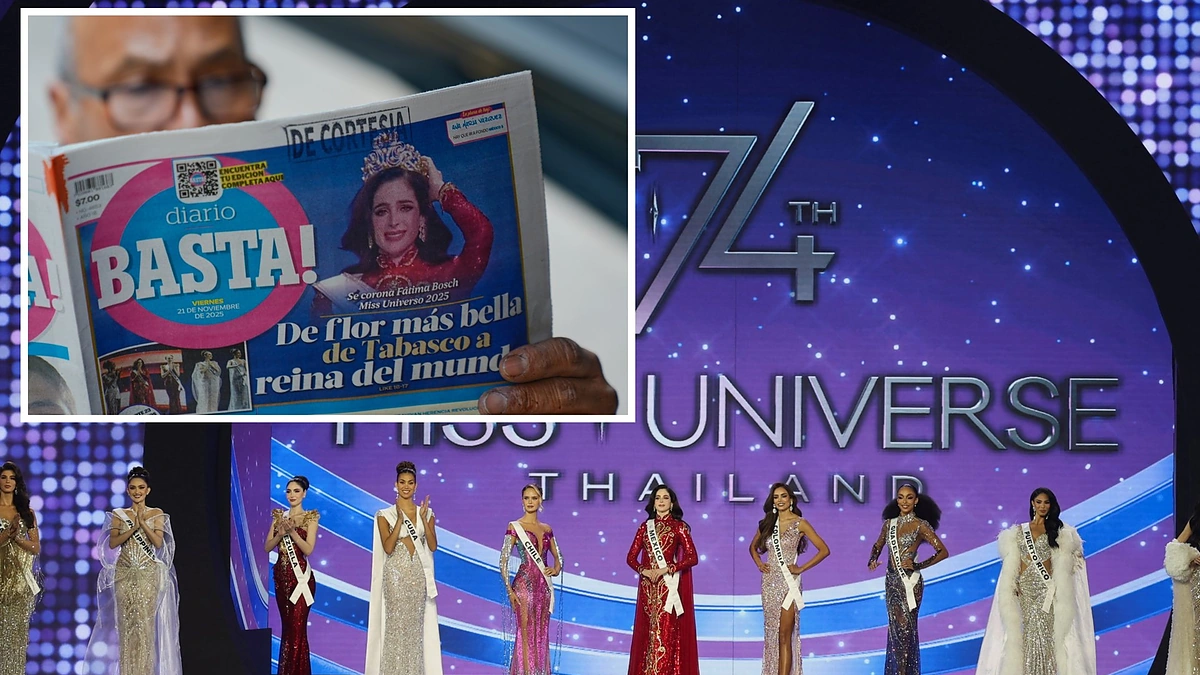 „Mis Visata“, „Mis Visatos“ pergalę skelbiantis laikraštis / Scanpix nuotr.