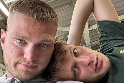 Markas Žukauskas ir Viktoras Balykov / Ignė Butrimaitė nuotr.