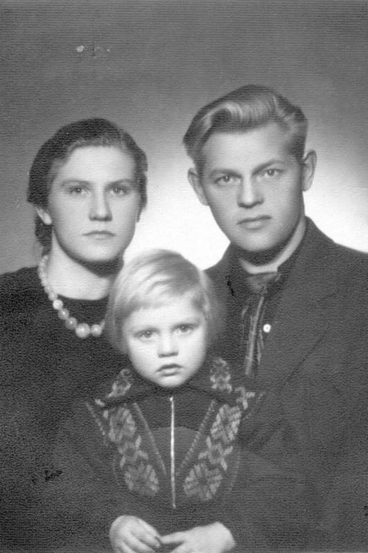 Širvių šeimyna: Birutė, Paulius ir Dangė / Maironio lietuvių literatūros muziejaus nuotr.