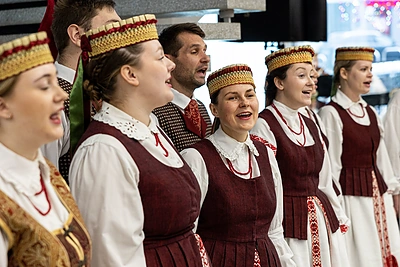 23-osios Tarptautinės Kalėdų labdaros mugės atidarymas / Pauliaus Peleckio / BNS nuotr.