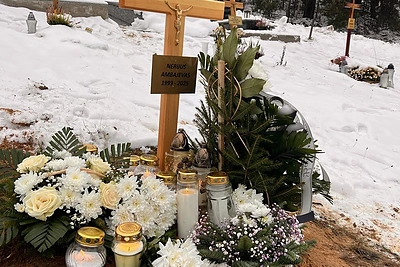 Nerijaus Ambajevo-Niežo kapavietė / Asmeninio archyvo nuotr.