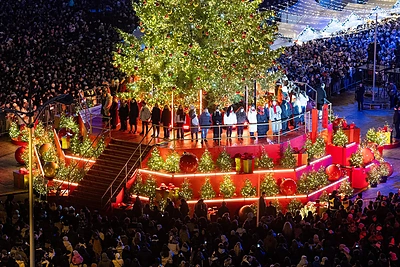 Vilniaus Kalėdų eglės įžiebimas / Pauliaus Peleckio / BNS nuotr.