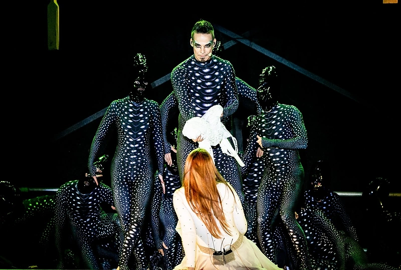 Miuziklo „Eglė žalčių karalienė“ akimirka / Nendrės Žilinskaitės nuotr.