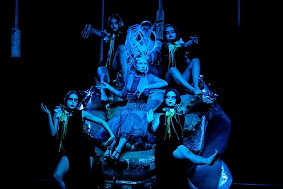 Miuziklo „Eglė žalčių karalienė“ akimirka / Nendrės Žilinskaitės nuotr.