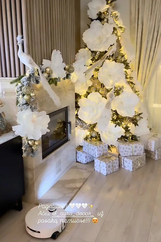 Gerdos Žemaitės kalėdinės dekoracijos / „Instagram“ nuotr.