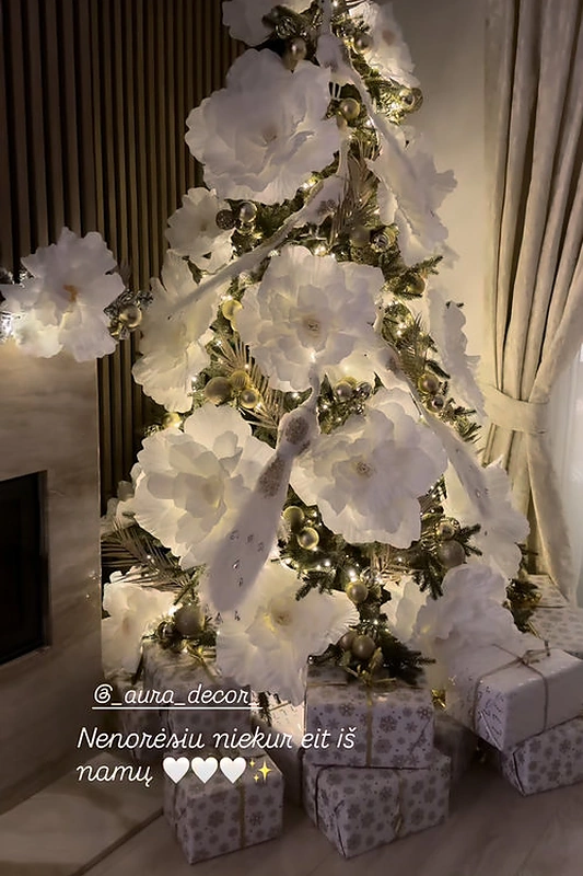 Gerdos Žemaitės kalėdinės dekoracijos / „Instagram“ nuotr.