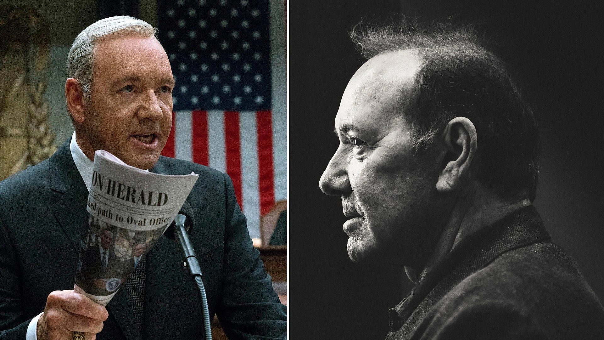 Kevinas Spacey / Vida Press, Getty nuotraukos