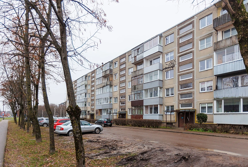 Namas, kuriame rasta pirma auka / Eriko Ovčarenko / BNS nuotr.