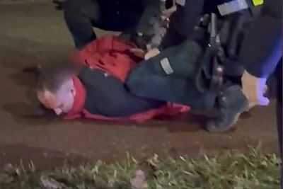 Beno Mikutavičiaus sulaikymas / Stop kadras