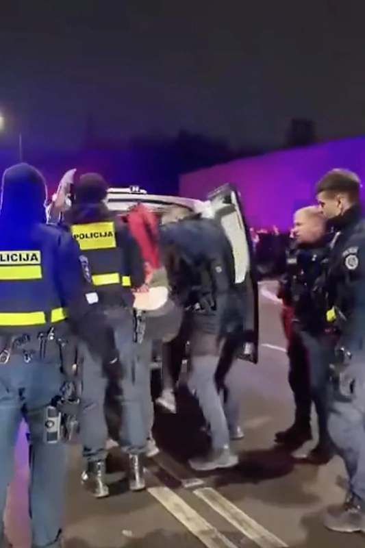 Sulaikytas dviejų merginų žudikas – nuotr. iš socialiniuose tinkluose pasklidusių video / Gabrielė Navickaitė nuotr.