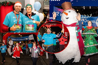 Kalėdinis bėgimas Vilniuje – įžymybės susivienijo dėl Karolio: kraujas iš nosies atskleidė sunkią diagnozę