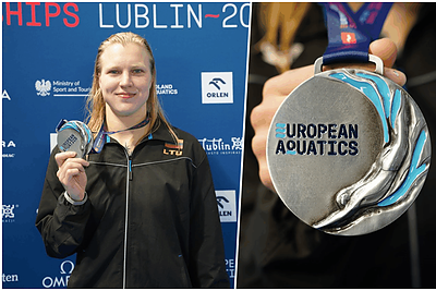 Sidabrą įvertinusi Rūta Meilutytė skelbė žinutę: „Ateikite protestuoti!“