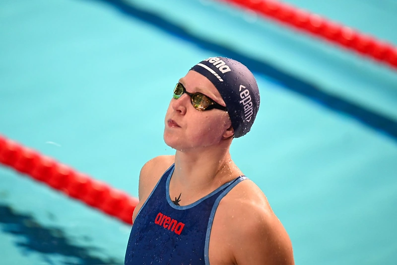 Rūta Meilutytė Europos čempionate pelnė sidabrą. / „LTU-Aquatics"/Dariaus Kibirkščio nuotr.