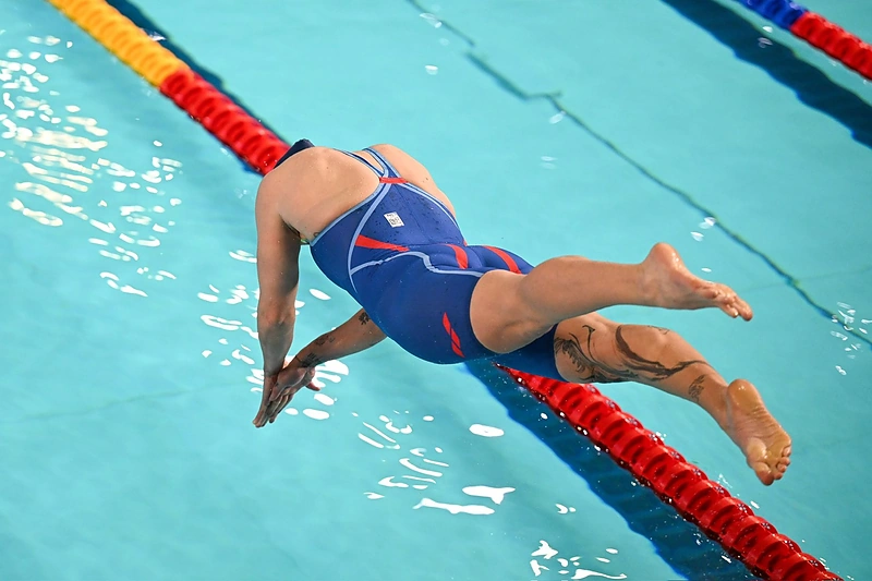 Rūta Meilutytė Europos čempionate pelnė sidabrą. / „LTU-Aquatics"/Dariaus Kibirkščio nuotr.