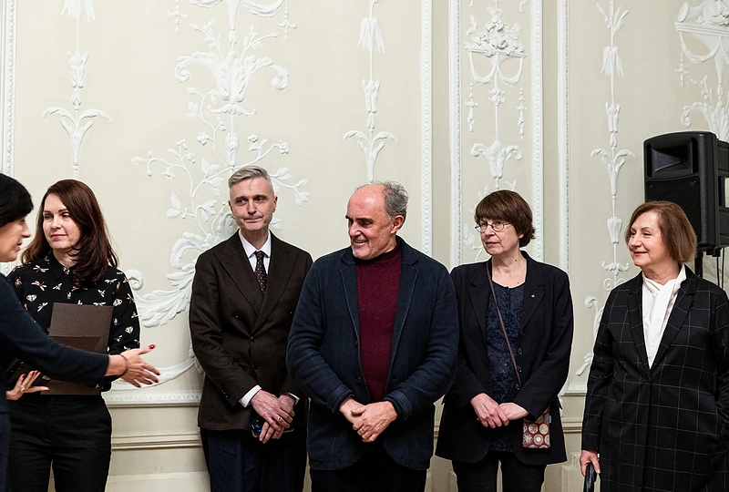 Lietuvos nacionalinių kultūros ir meno premijų laureatų paskelbimo spaudos konferencija / Pauliaus Peleckio / BNS nuotr.