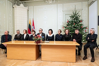 Lietuvos nacionalinių kultūros ir meno premijų laureatų paskelbimo spaudos konferencija / Pauliaus Peleckio / BNS nuotr.