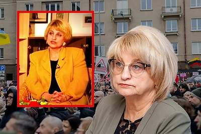 Prabilo apie „juodą manipuliaciją“: po protesto – buvusi LRT žurnalistė Dalia Kutraitė įsižeidė dėl vaizdų ekrane