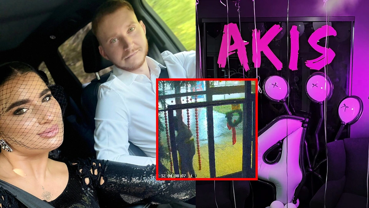 Rokeris Lukas su žmona Oksana / Socialinių tinklų nuotr.