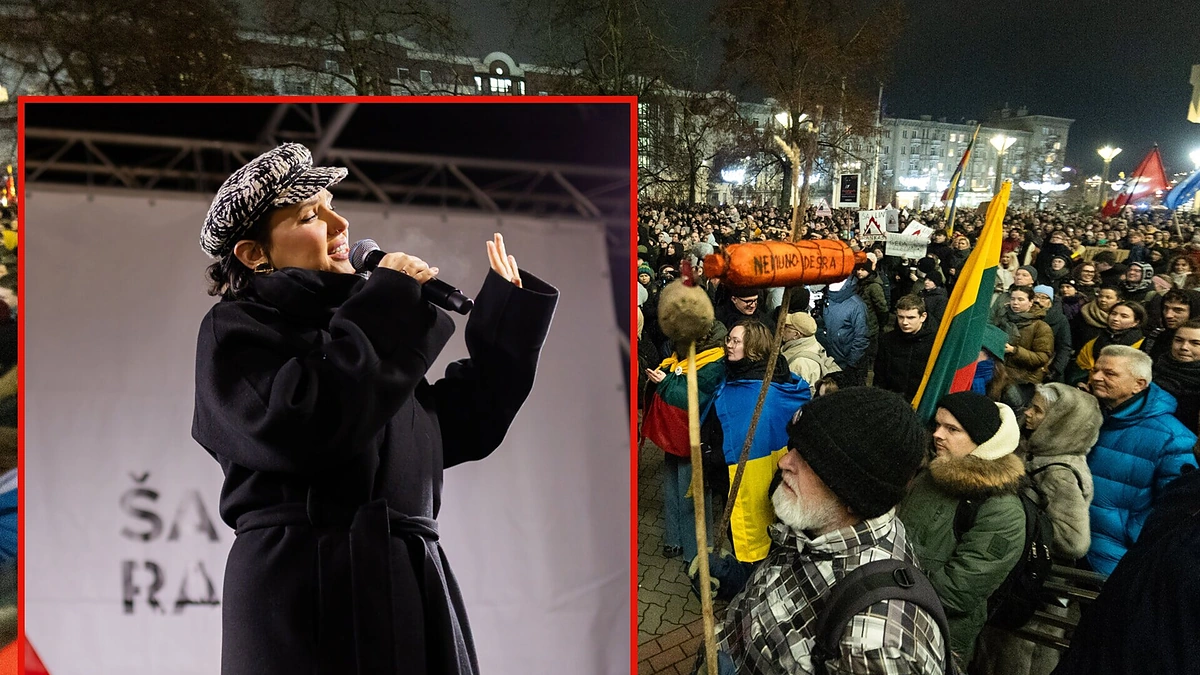 Jazzu proteste prie Seimo / Patricija Adamovič / BNS nuotr.
