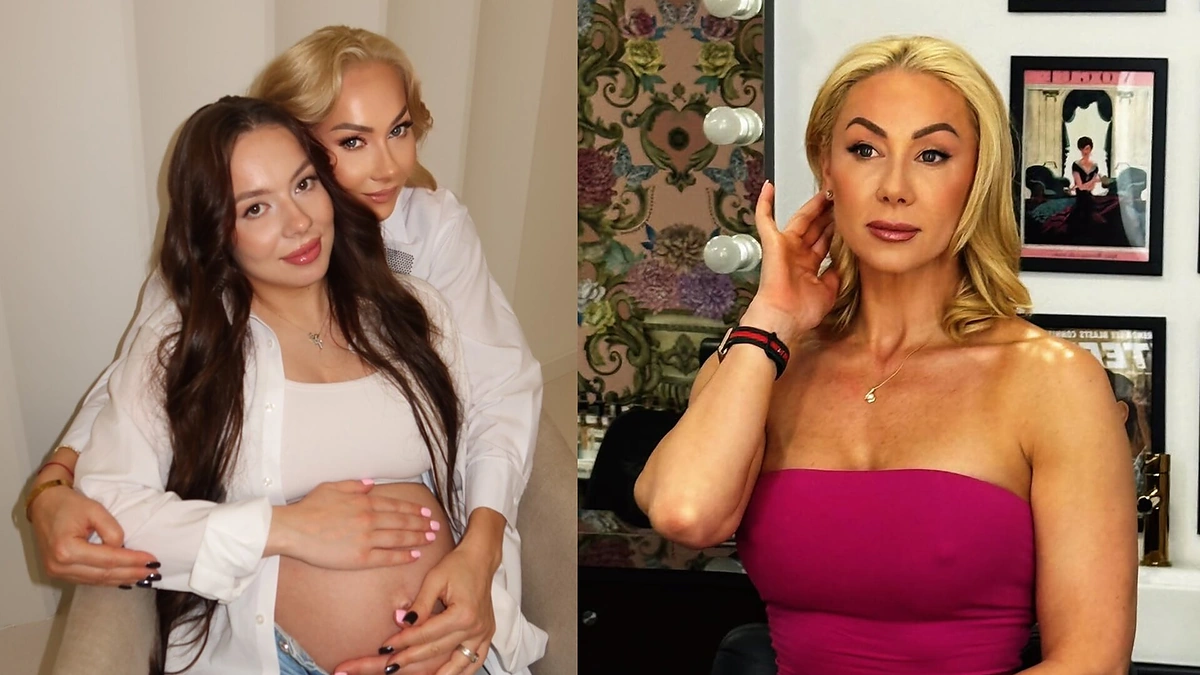 Rasa Vilkienė su dukra Eva / Asmeninio albumo nuotr.