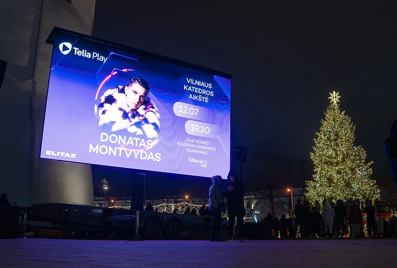 „Telia Play“ tęsia kalėdinę tradiciją: pristato šventinį koncertą su Donatu Montvydu / Ryčio Šeškaičio nuotr.
