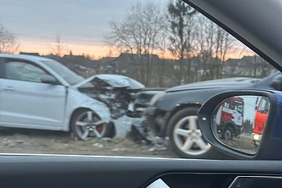 Netoli Klaipėdos – masinė avarija / 15min skaitytojo nuotr.