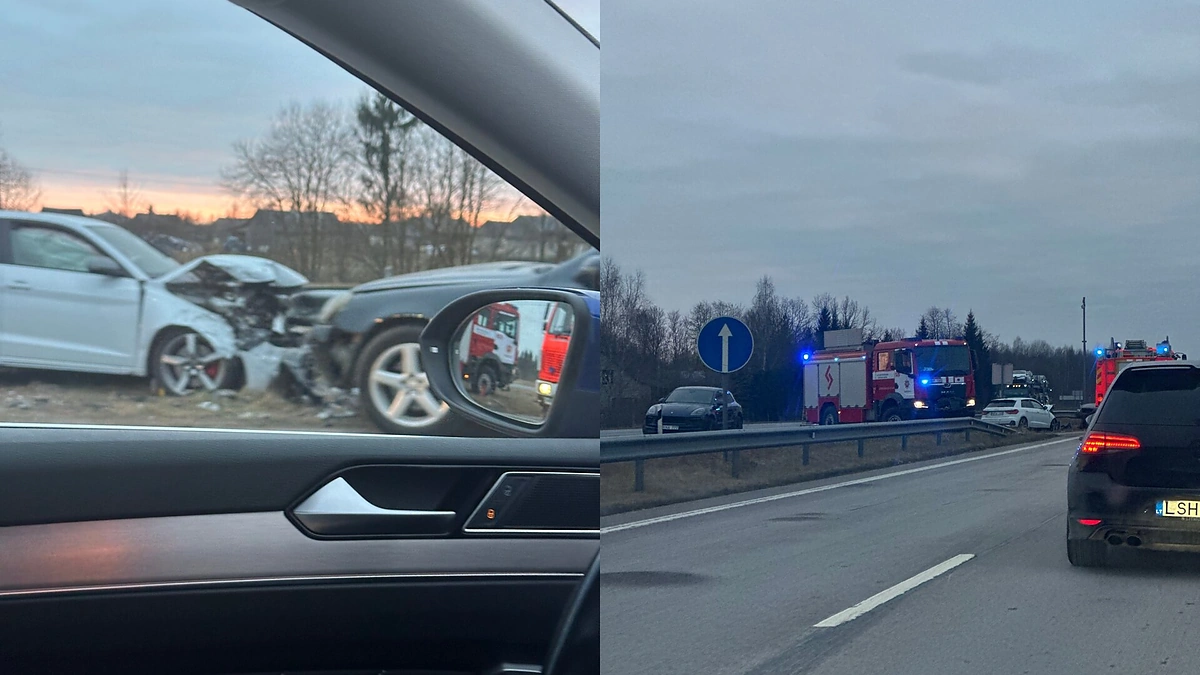 Netoli Klaipėdos - masinė avarija / Elzė Antanavičiūtė nuotr.