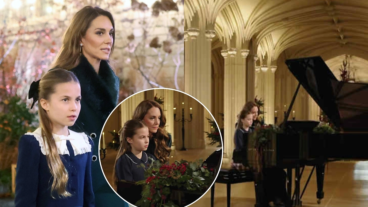 Kate Middleton ir Charlotte / Scanpix nuotr. ir stop kadras