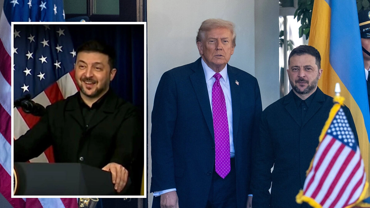 Volodymyras Zelenskis ir Donaldas Trumpas / „Scanpix“ nuotr. ir stop kadras