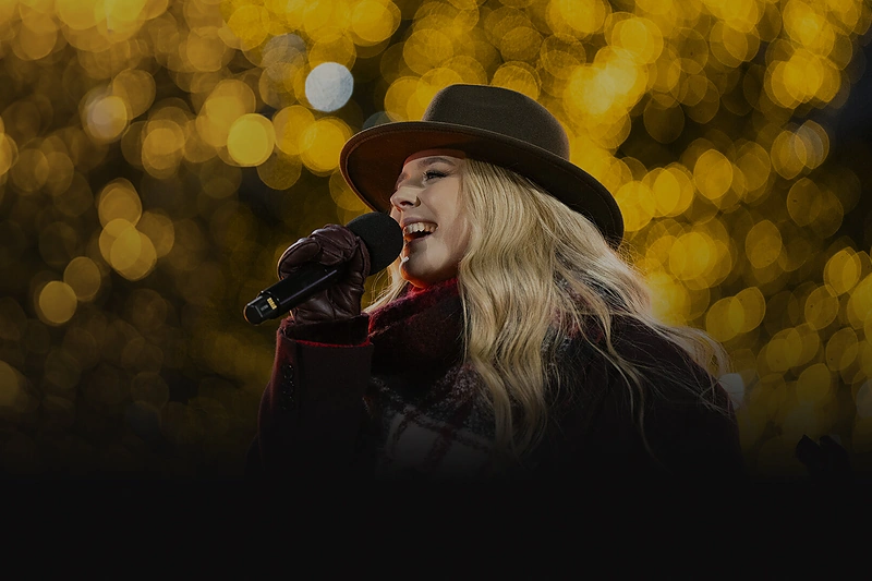 Monika Marija. „Play Sound“ kalėdinis koncertas (2022) / „Telia“ nuotr.