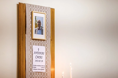 Atsisveikinimas su Antanu Čapu / Mato Baranausko nuotr.