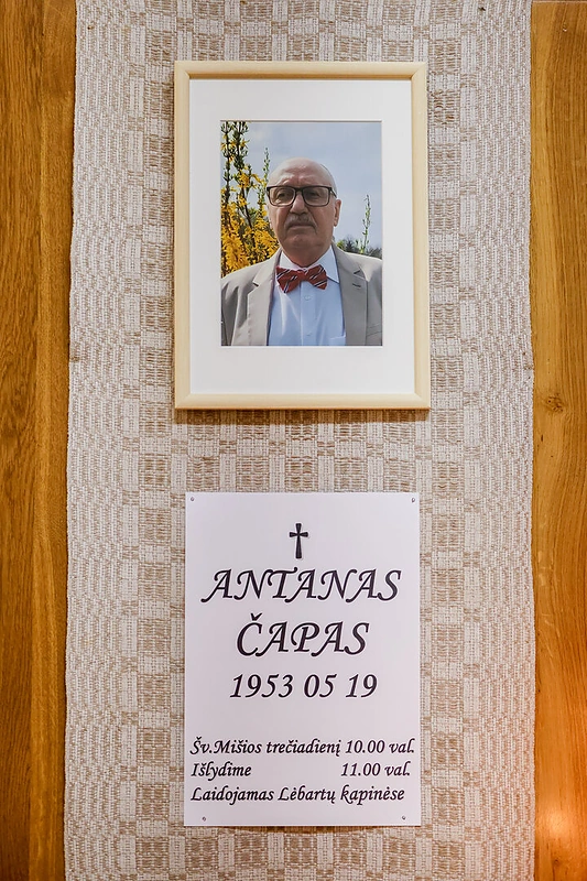 Atsisveikinimas su Antanu Čapu / Mato Baranausko nuotr.