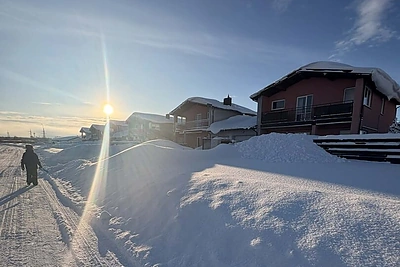 Apsnigta Plungė. 2026 m. Sausio 04 d. / 15min.lt skaitytojo nuotr.