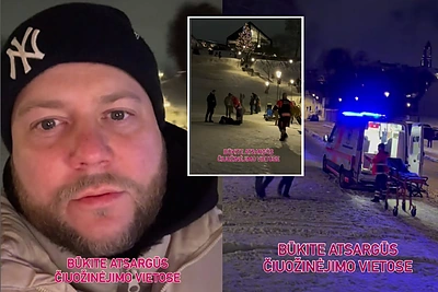 Populiarioje čiuožinėjimo vietoje užfiksavo skaudų įvykį: parodė, kas galėjo lemti nelaimę